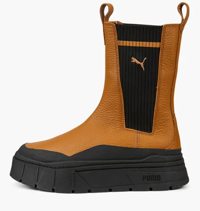 Чоботи жіночі Puma Mayze Stack Casual Chelsea Boot Brown 386742-01
