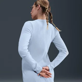 Кофта женская Nike Sportswear Chill Knit WomenS Slim Ribbed Cardigan Light Blue HJ1242-423