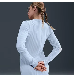 Кофта женская Nike Sportswear Chill Knit WomenS Slim Ribbed Cardigan Light Blue HJ1242-423