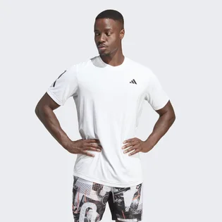Футболка чоловіча Adidas Club 3-Stripes Tennis Tee White Hs3261