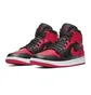 Кроссовки мужские Air Jordan 1 Mid Banned Black/Red 554724-074