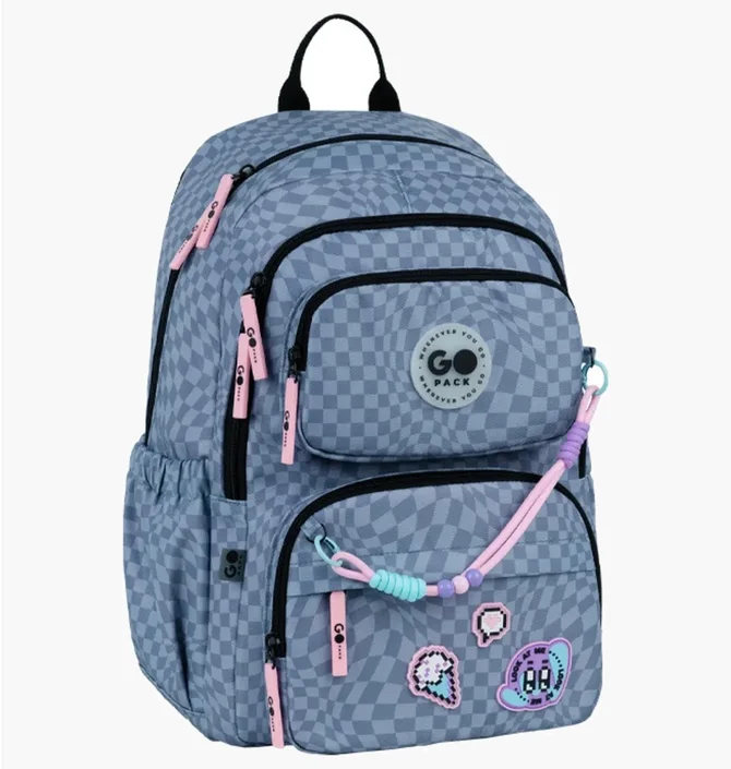 Рюкзак дитячий GoPack Pixel Mood Blue GO26-120M-2
