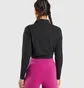 Кофта жіноча Gymshark Pippa Training Black B2A4S