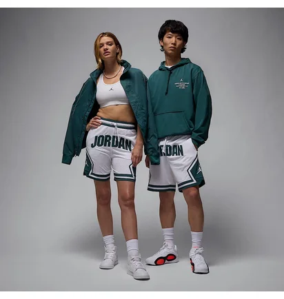Шорты мужские Air Jordan Sport Dri-Fit Diamond Shorts White/Green FV8612-100