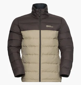 Пуховик мужской Jack Wolfskin Ather Down Grey/Beige 1207681-5940