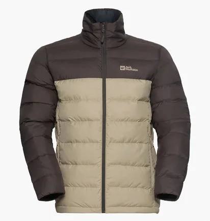 Пуховик чоловічий Jack Wolfskin Ather Down Grey/Beige 1207681-5940