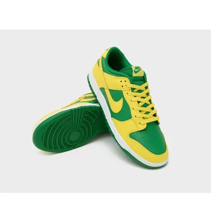 Кросівки чоловічі Nike Dunk Low Retro Green/Yellow DV0833-300