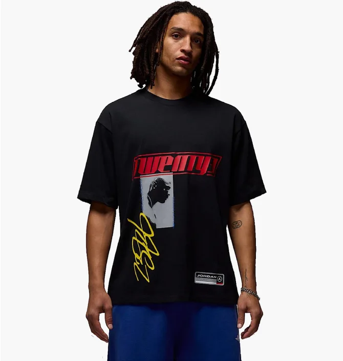 Футболка мужская Air Jordan Ess Ovsz Ss Crew Black HJ2366-010