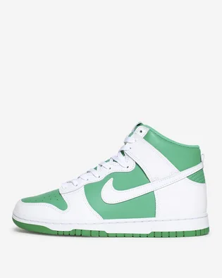 Кроссовки мужские Nike Dunk High Retro White/Green DV0829-300