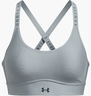 Топ женский Under Armour Mid Cover Sport-Bh Grey 1363353-465
