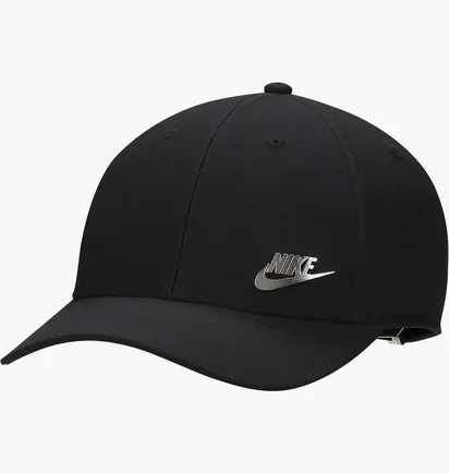 Кепка унісекс Nike Dri-Fit Club Structured Metal Logo Cap Black FB5371-010