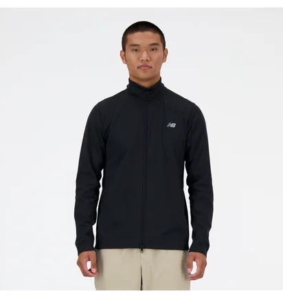 Олімпійка чоловіча New Balance Tech Knit Full Zip Black MJ41178BK