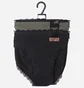 Трусики женские Manoukian Slips Black/Green (2 шт) 13890784-3