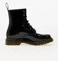 Ботинки женские Dr. Martens 1460 Patent Leather Lace Up Boots Black 11821011