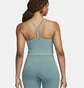 Топ женский Nike One Fitted Dri-Fit Cropped Tank Top Green FN3074-361
