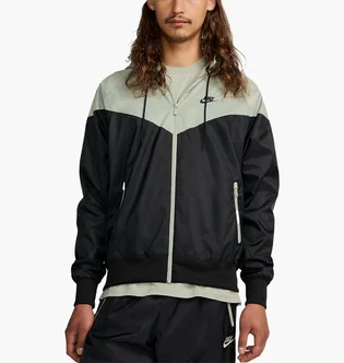 Олімпійка чоловіча Nike Casaco M Wvn Lnd Wr Hd Jkt Black/Green DA0001-018