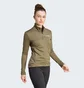 Олимпийка женская Adidas Terrex Multi Light Fleece Full-Zip Jacket Olive IQ3746