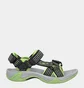 Сандали детские CMP Hamal Hiking Sandal Black/Green 38Q9954-47UR