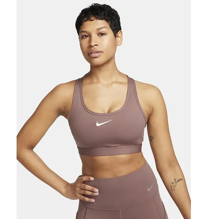 Топ женский Nike Swoosh Medium Support Violet DX6821-208