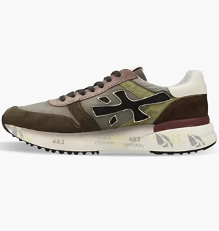 Кроссовки мужские Premiata Mick Olive/Brown VAR-7717