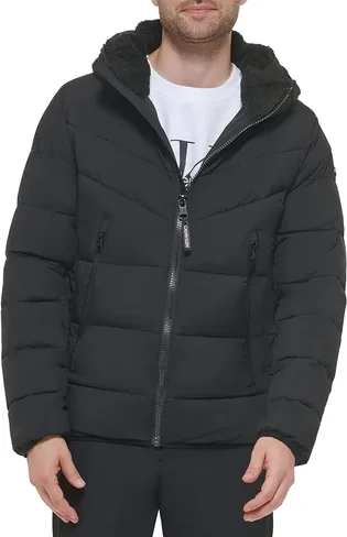 Пуховик чоловічий Calvin Klein Winter Coat Black CM155201