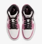 Кроссовки женские Air Jordan 1 Mid Pink/White Dc7267-500