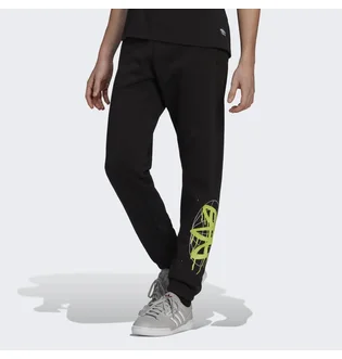 Штани чоловічі Adidas Graphics Behind The Trefoil Sweat Black HC7982