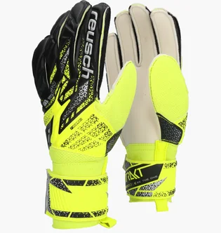 Перчатки вратарские унисекс Reusch Attrakt Solid Yellow 5570515-2014