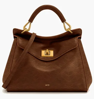 Сумка жіноча JW PEI Lucia Classic Top Handle Bag Coffee Brown BB2025BG123154JWP
