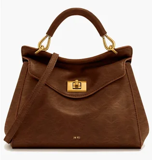 Сумка жіноча JW PEI Lucia Classic Top Handle Bag Coffee Brown BB2025BG123154JWP