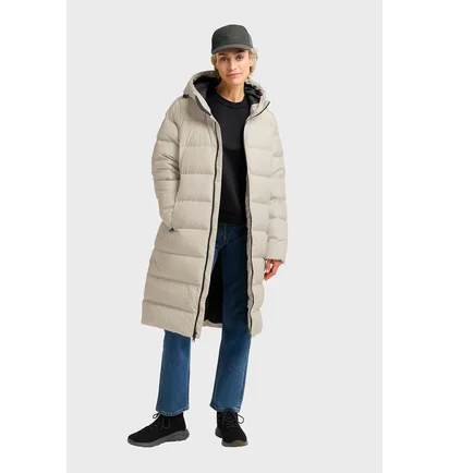 Пуховик жіночий Jack Wolfskin Frozen Palace Beige 1204133A-0056