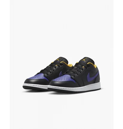 Кросівки дитячі Nike Air Jordan 1 Low Lakers Black 553560-075