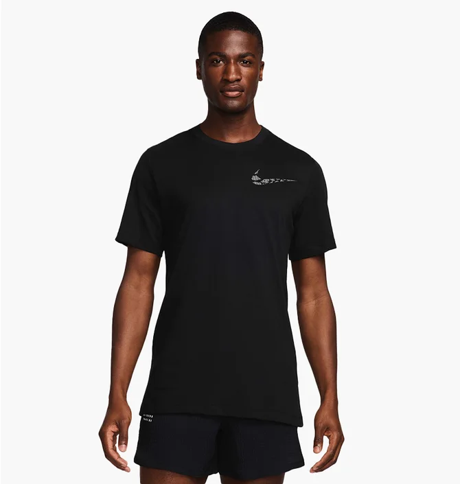 Футболка чоловіча Nike Dri-Fit Tee Run Division Fa24 Black FZ8056-010