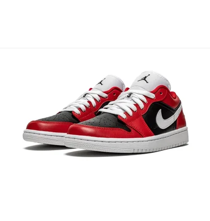 Кросівки жіночі Air Jordan Wmns 1 Low Black/Red DC0774-603