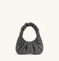 Сумка жіноча JW PEI Gabbi Artificial Crystal Medium Ruched Hobo Handbag Grey BB2023BG70167JWP