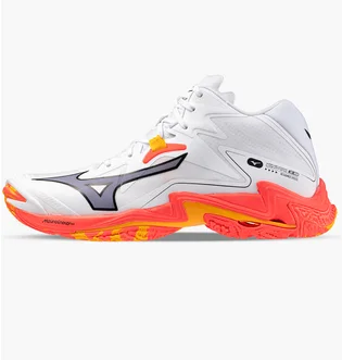 Кроссовки унисекс Mizuno Wave Lightning Z8 Mid White V1GA240598
