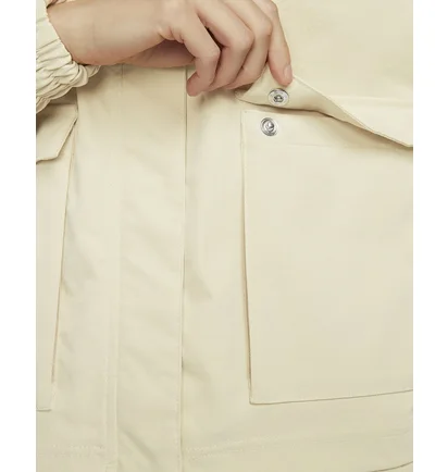 Куртка жіноча Nike Sportswear Swoosh Beige Fd1130-783
