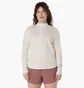 Лонгслив женский Asics Icon 1/2 Zip Beige 2012D175-100