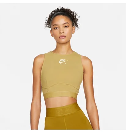 Топ женский Nike Air WomenS Ribbed Tank Olive DM6069-769