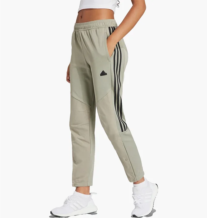 Штаны женские Adidas Tiro Material Mix Tracksuit Bottoms Green IS4576