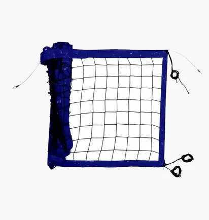 Сетка для волейбола RomiSport Volleyball Net Professional 3Мм, 9,5М Black/Blue S0052-PP