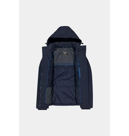Куртка чоловіча CMP Jacket Zip Hood Twill Blue 34K0147-N950