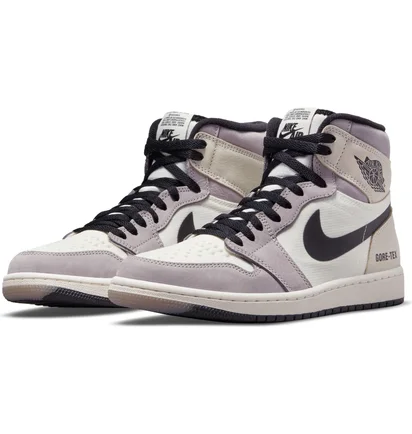 Кроссовки мужские Air Jordan 1 High Element Gore-Tex Light Bone Grey/White Db2889-100