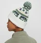 Шапка детская Nike Peak Holiday Beanie White/Green HV7025-133