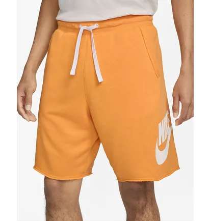 Шорти чоловічі Nike Club Alumni French Terry Orange DX0502-717