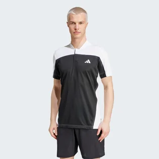 Футболка чоловіча Adidas Tennis Heat.Rdy Pro Freelift Henley Polo Shirt Black/White IS8970