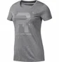 Футболка женская Reebok Reflective Graphic Short Sleeve Running Top Grey D78939
