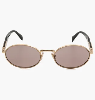 Солнцезащитные очки женские PRADA Brown/Gold PR-65ZS-ZVN20I-55