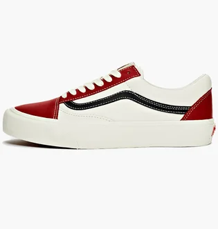 Кеди чоловічі Vans Vault Old Skool Lx White/Bordo VN0A4BVFXG11