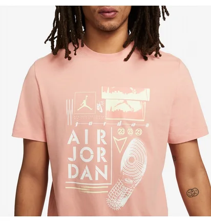 Футболка чоловіча Air Jordan Brand Graphic Crew Tee Peach Dm1424-824
